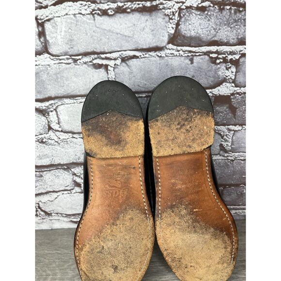 G.H. Bass & Co Weejuns Black Leather Moccasin Loafers Dress Shoes Men Sz 9.5D US main image 10